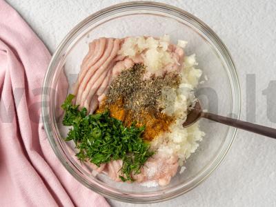 Kiaušinių blynai su faršu Žingsnis 3