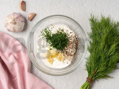 Kiaušinių blynai su faršu Žingsnis 4