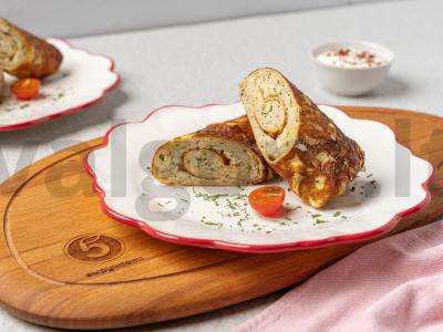 Kiaušinių blynai su faršu pagrindine nuotrauka