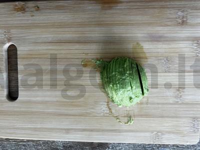 Tortilija su avokadu ir krevetėmis Žingsnis 3