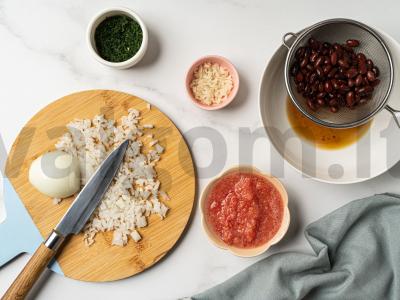 Tostai su pupelėmis Žingsnis 1