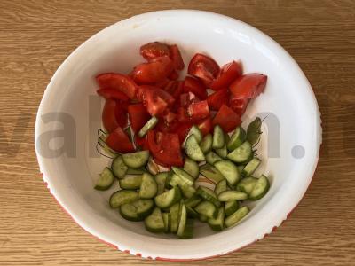 Salotas su papaja Žingsnis 1