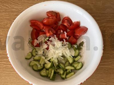 Salotas su papaja Žingsnis 2