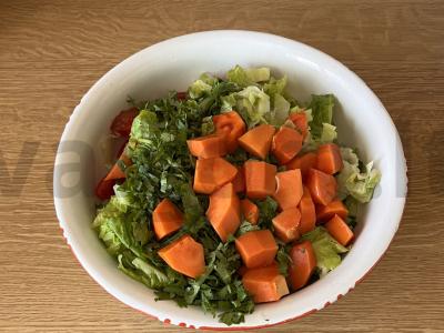 Salotas su papaja Žingsnis 4