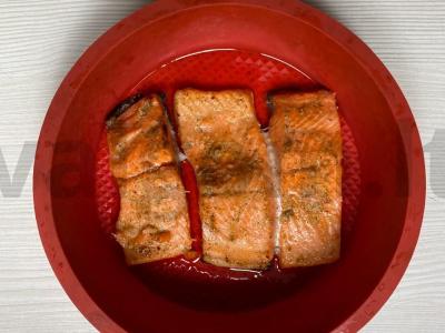 Upėtakis, keptas oro grilyje Žingsnis 4