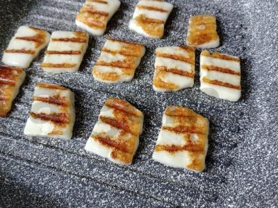 Salotas su žalumynais ir halumi sūriu Žingsnis 6