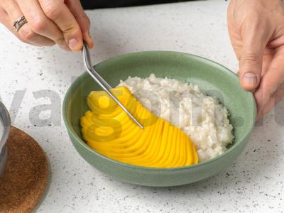 Mango su lipniu ryžiu (Mango sticky rice) Žingsnis 4