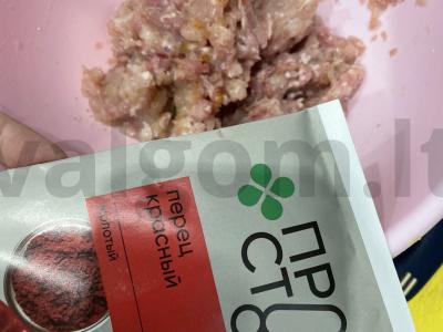 Koteliai „Paryžiaus“ su aštriu pipiru Žingsnis 2