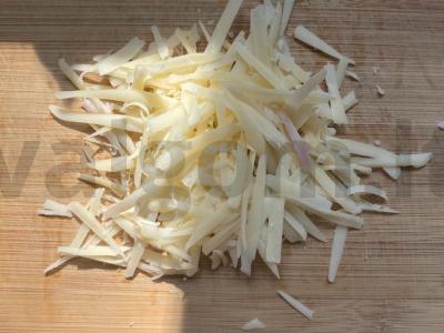 Tortilija su kumpiu ir sūrio padažu Žingsnis 2