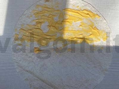 Tortilija su kumpiu ir sūrio padažu Žingsnis 4