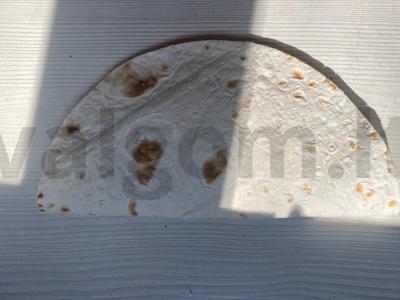 Tortilija su kumpiu ir sūrio padažu Žingsnis 8