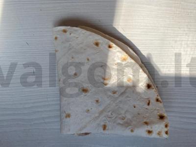 Tortilija su kumpiu ir sūrio padažu Žingsnis 9