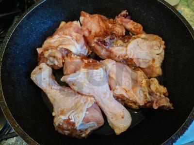 Ryžiai su daržovėmis ir vištiena Žingsnis 2