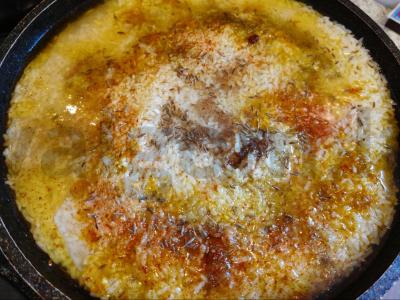 Ryžiai su daržovėmis ir vištiena Žingsnis 9