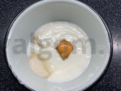 Blynai su vyšniomis pusryčiams Žingsnis 2