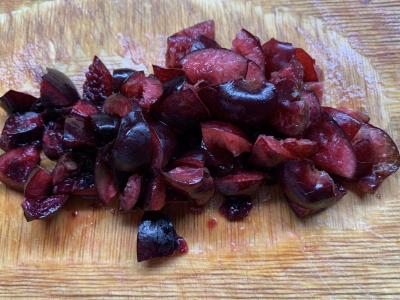 Blynai su vyšniomis pusryčiams Žingsnis 3