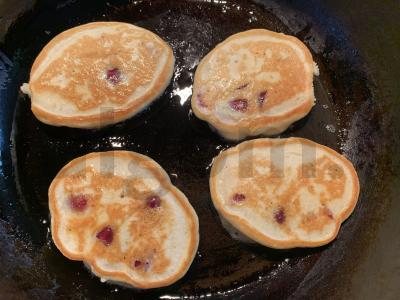 Blynai su vyšniomis pusryčiams Žingsnis 7