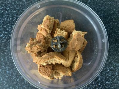 Avižinių sausainių pyragėliai su vyšniomis Žingsnis 1