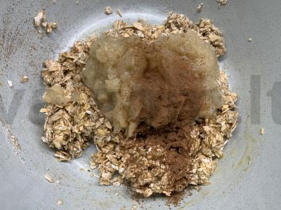 Avižiniai sausainiai su obuolių tyre arbatai Žingsnis 3