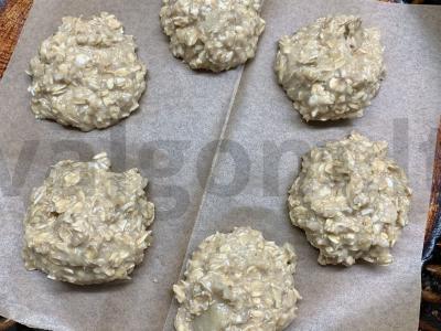 Avižiniai sausainiai su obuolių tyre arbatai Žingsnis 4