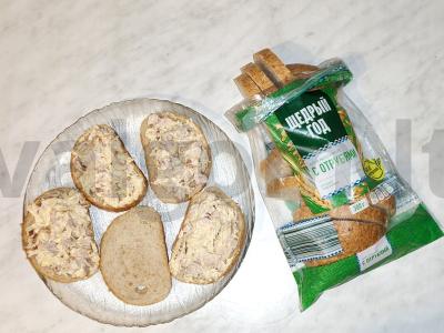 Karšti sumuštiniai su vištiena ir sūriu Žingsnis 5