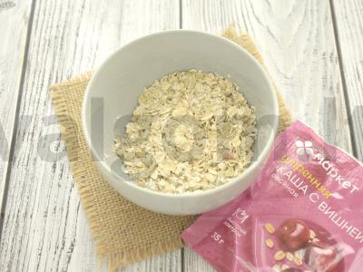 Avižinė košė su vyšniomis pusryčiams Žingsnis 2