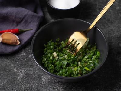 Harcho su jautiena ir ryžiais Žingsnis 7