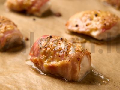 Vištienos gabaliukai su bekonu Žingsnis 3