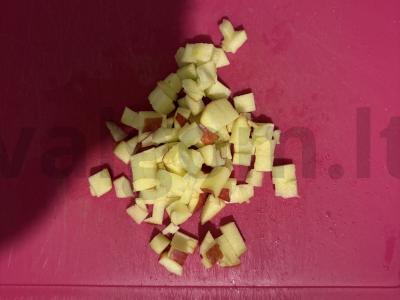 Greitas obuolių keksiukas vienam Žingsnis 8