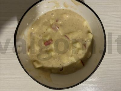 Greitas obuolių keksiukas vienam Žingsnis 12