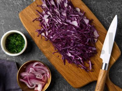 Salotos su batatais ir kopūstais Žingsnis 3