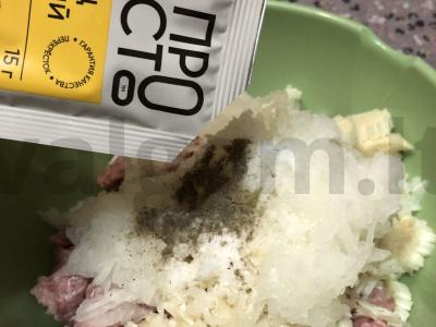 Kotletai su enoki grybais Žingsnis 3