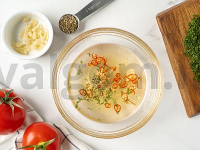 Marinuoti pomidorai šaltu būdu Žingsnis 2