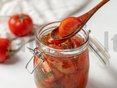 Marinuoti pomidorai šaltu būdu Žingsnis 4