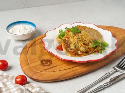 Cukinijų ir baklažanų bulviniai blynai pagrindine nuotrauka