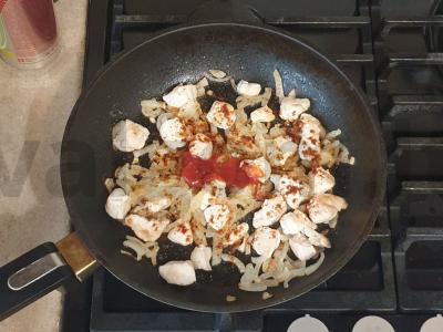 Grikių košė su mėsa ir daržovių mišiniu Žingsnis 3