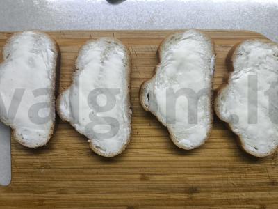 „Liveriniai“ sumuštiniai Žingsnis 1