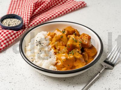 Troškinta kiauliena sūrio padaže pagrindine nuotrauka