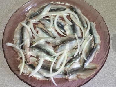 Silkė su garstyčių padažu, žolelėmis ir spanguolėmis Žingsnis 2