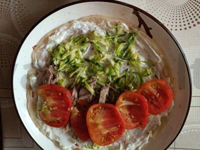 Ūkininko ritinys su daržovėmis ir kalakutiena Žingsnis 4