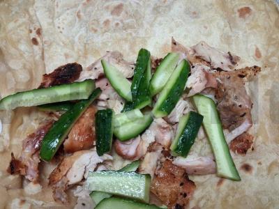 Šašlykas su vištiena ir geltonais pomidorais Žingsnis 2