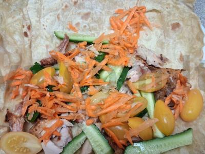 Šašlykas su vištiena ir geltonais pomidorais Žingsnis 4