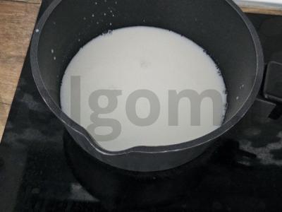 Kukurūzų košė su pienu ir abrikosais Žingsnis 1