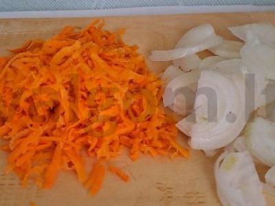 Plovas su vištiena iš dviejų rūšių ryžių Žingsnis 5