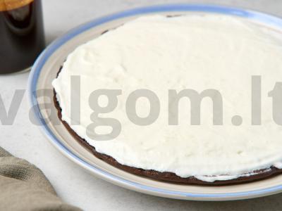 Šokoladinis aviečių tortas Žingsnis 6