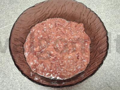 Kiaulienos kepenų blynai pietums Žingsnis 1