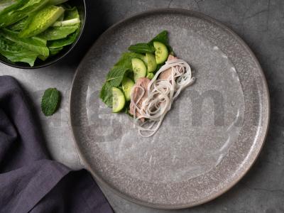 Spring rolls su krevetėmis Žingsnis 8