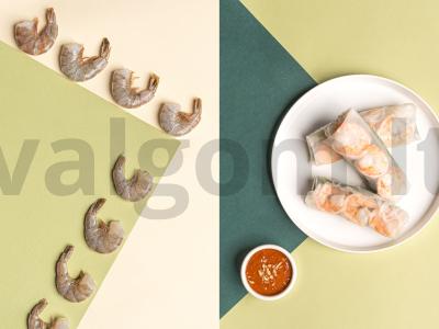 Spring rolls su krevetėmis pagrindine nuotrauka