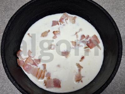 Makaronai su karbonaro padažu Žingsnis 2