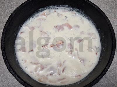 Makaronai su karbonaro padažu Žingsnis 5